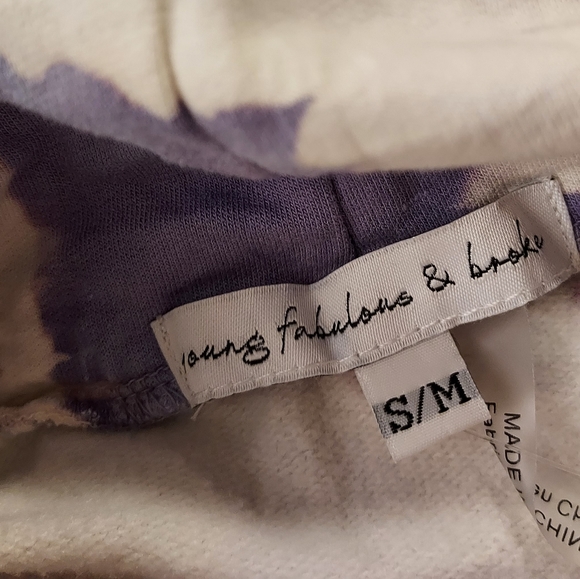 Young Fabulous & Broke YFB Raissa Tie Dye Hoodie Size Small Medium Blue NEW NWT - Picture 7 of 11